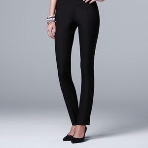 Vera Wang Modern Fit Skinny Pants black Medium